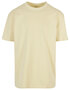 Build Your Brand Heavy Oversize Tee Soft Yellow