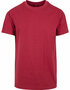 Build Your Brand T-Shirt Round Neck Burgundy